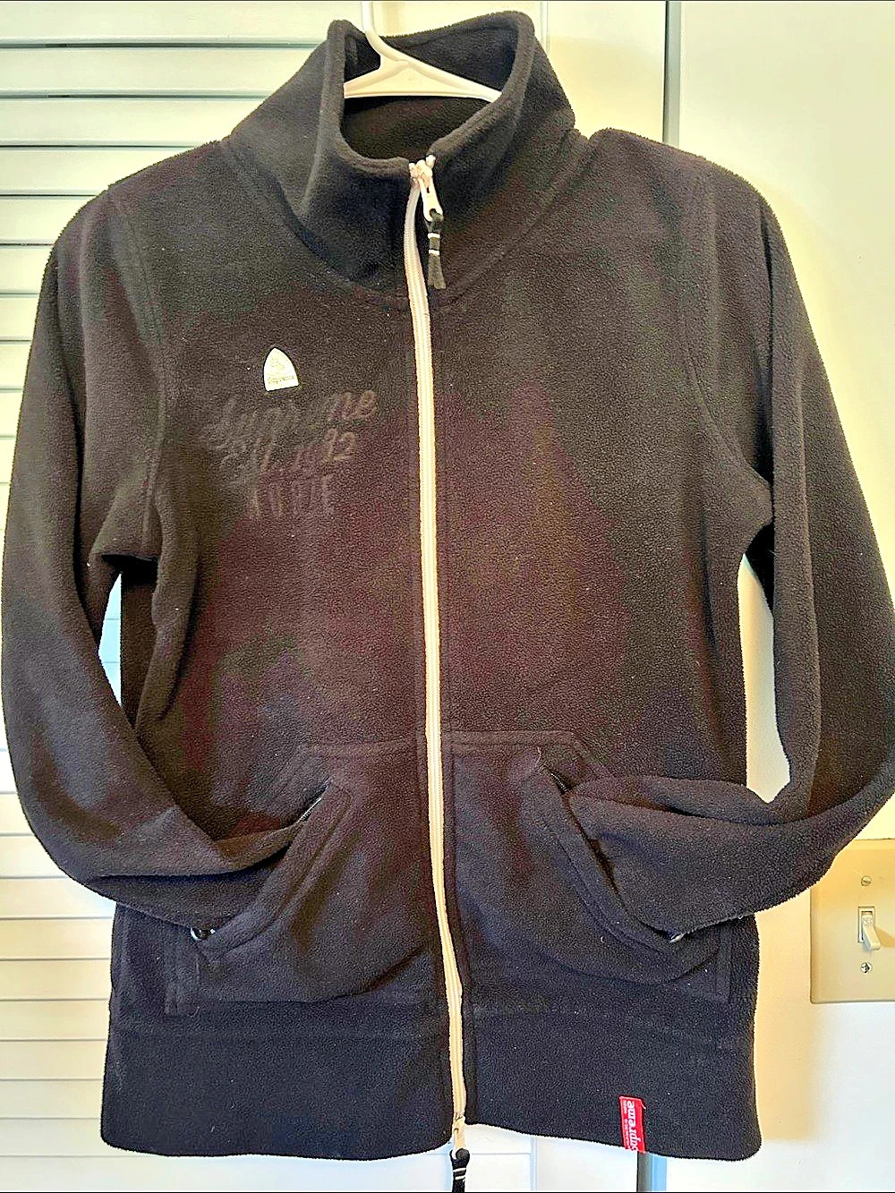 Women’s Horze Supreme HZ 82 Black Fleece Jacket Size Small